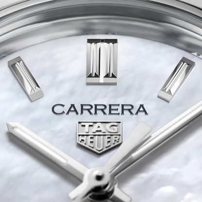 Orologio automatico da donna TAG Heuer Carrera a tre lancette 29 mm WBN2410.BA0621 - immagine 4