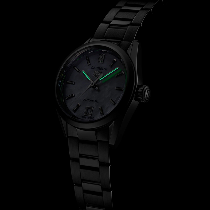 Orologio automatico da donna TAG Heuer Carrera a tre lancette 29 mm WBN2410.BA0621 - immagine 5