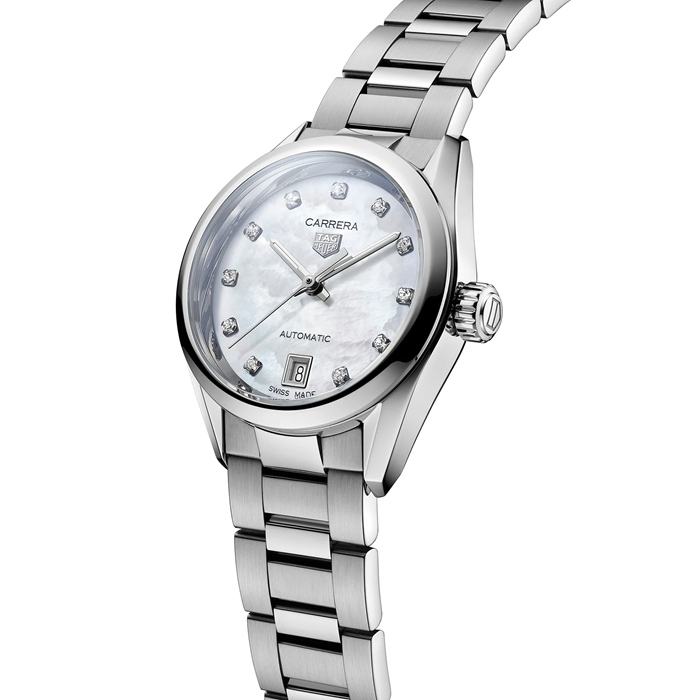 Orologio automatico da donna TAG Heuer Carrera a tre lancette 29 mm WBN2412.BA0621 - immagine 2