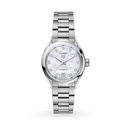 Orologio automatico da donna TAG Heuer Carrera a tre lancette 29 mm WBN2412.BA0621