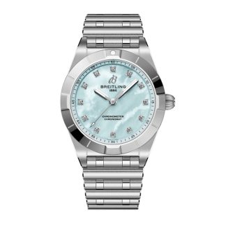 Orologio da donna Breitling Chronomat 28mm Blu Madreperla A72310101C1A1