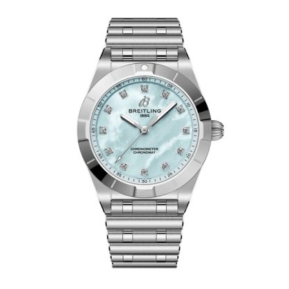 Orologio da donna Breitling Chronomat 28mm Blu Madreperla A72310101C1A1