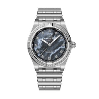 Orologio da donna Breitling Chronomat 28mm Nero Madreperla A72310531G1A1