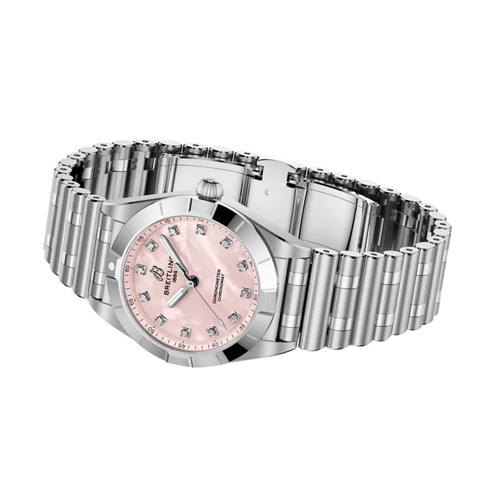 Orologio da donna Breitling Chronomat 28mm Rosa Madreperla A72310101K1A1 - immagine 3