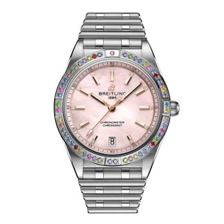 Orologio da donna Breitling Chronomat Automatic 36 South Sea Bracciale in acciaio inossidabile rosa G10380BB1K1G1