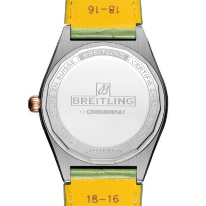 Orologio da donna Breitling Chronomat Automatic 36 South Sea Cinturino in pelle verde U10380611L1P1 - immagine 2