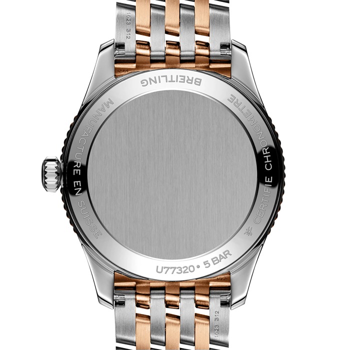 Orologio da donna Breitling Navitimer 32 mm Madreperla bianca in acciaio inossidabile e oro rosso 18 carati U77320E61A1U1 - immagine 2