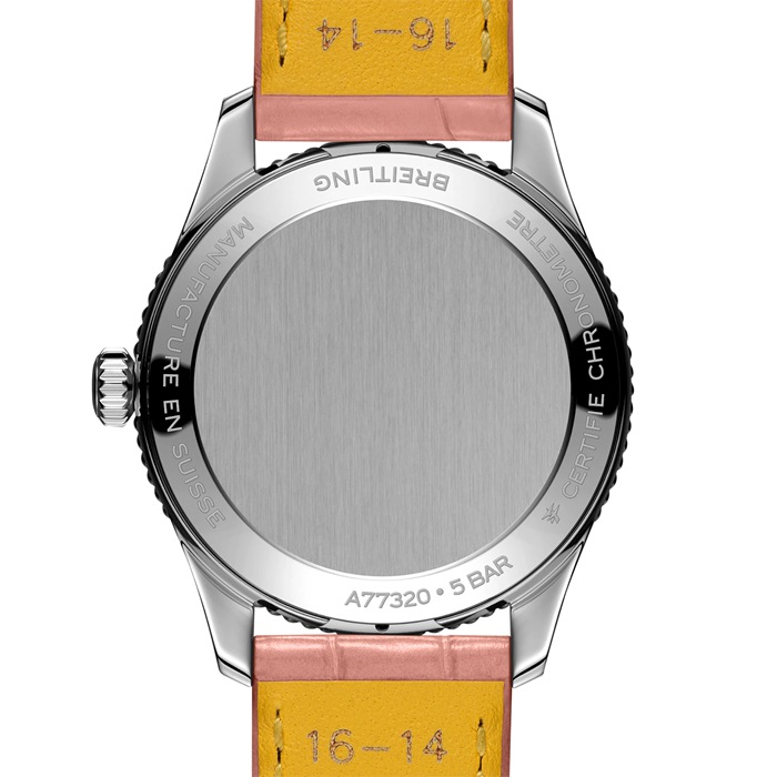 Orologio da donna Breitling Navitimer 32 mm Madreperla rosa Alligatore A77320D91K1P1 - immagine 2