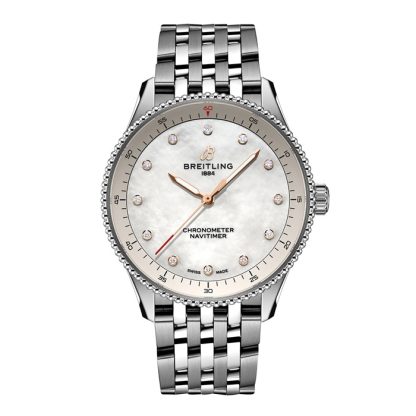 Orologio da donna Breitling Navitimer 32mm Bianco Madreperla A77320E61A2A1