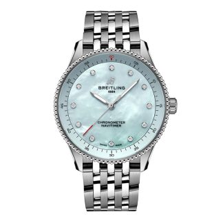 Orologio da donna Breitling Navitimer 32mm Blu Madreperla A77320171C1A1