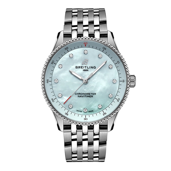 Orologio da donna Breitling Navitimer 32mm Blu Madreperla A77320171C1A1