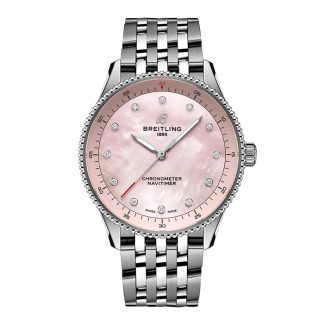 Orologio da donna Breitling Navitimer 32mm Rosa Madreperla A77320D91K1A1