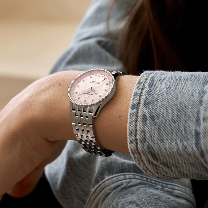 Orologio da donna Breitling Navitimer 32mm Rosa Madreperla A77320D91K1A1 - immagine 5