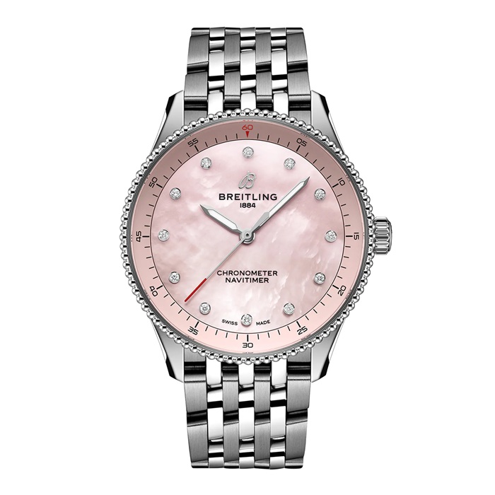 Orologio da donna Breitling Navitimer 32mm Rosa Madreperla A77320D91K1A1