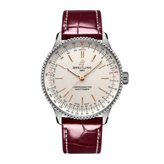 Orologio da donna Breitling Navitimer 36 mm Alligatore argento A17327211G1P1