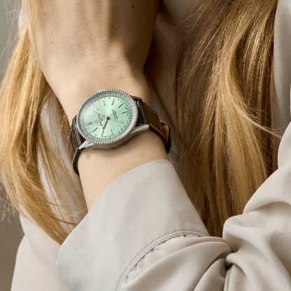Orologio da donna Breitling Navitimer 36 mm Alligatore verde A17327361L1P1 - immagine 5