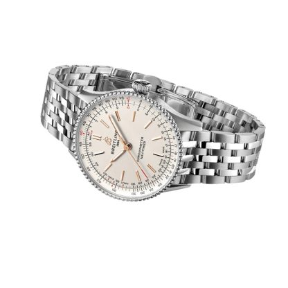 Orologio da donna Breitling Navitimer 36 mm Argento A17327211G1A1 - immagine 4