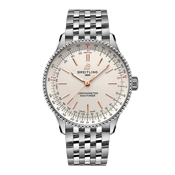 Orologio da donna Breitling Navitimer 36 mm Argento A17327211G1A1