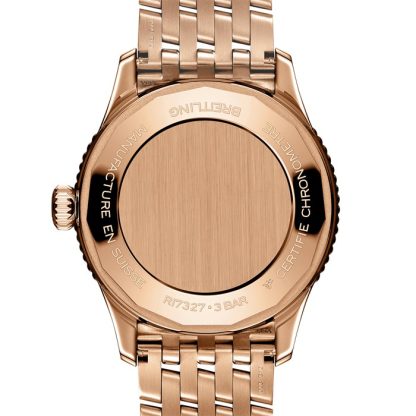 Orologio da donna Breitling Navitimer 36 mm Madreperla bianca Oro rosso 18 carati R17327211A1R1 - immagine 2