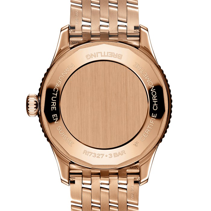 Orologio da donna Breitling Navitimer 36 mm Madreperla bianca Oro rosso 18 carati R17327211A1R1 - immagine 2