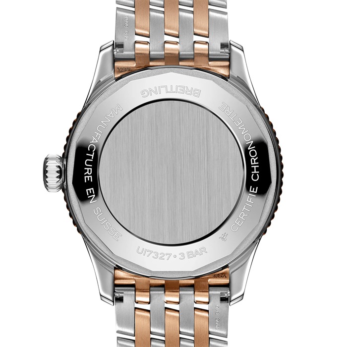 Orologio da donna Breitling Navitimer 36mm Bianco Madreperla in acciaio inossidabile e oro rosso 18k U17327211A1U1 - immagine 2