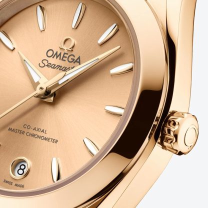 Orologio da donna Omega Seamaster Aqua Terra 150M 30mm Giallo O22050302008001 - immagine 4