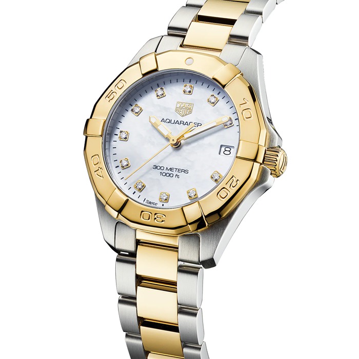 Orologio da donna TAG Heuer Aquaracer 300 Quartz 32mm Diamond Dot WBD1322.BB0320 - immagine 2