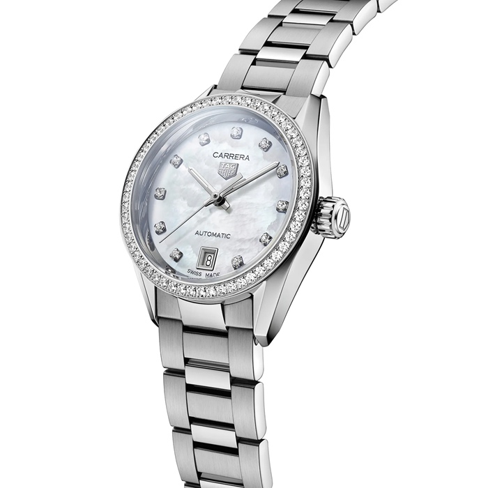 Orologio da donna TAG Heuer Carrera 29 mm in acciaio inossidabile WBN2414.BA0621 - immagine 2