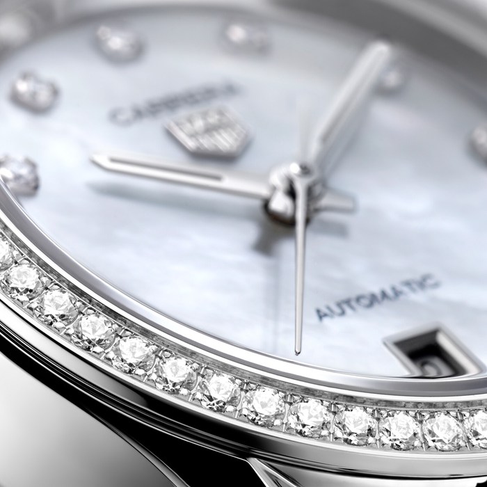 Orologio da donna TAG Heuer Carrera 29 mm in acciaio inossidabile WBN2414.BA0621 - immagine 4