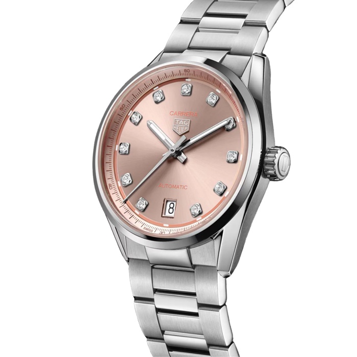 Orologio da donna TAG Heuer Carrera Date 36mm Diamond Dot WBN231D.BA0001 - immagine 2