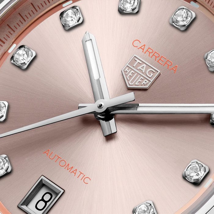 Orologio da donna TAG Heuer Carrera Date 36mm Diamond Dot WBN231D.BA0001 - immagine 3