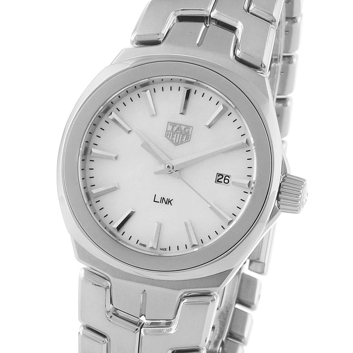 Orologio da donna TAG Heuer Link Quartz Date Mother Of Pearl 32mm WBC1310.BA0600 - immagine 3