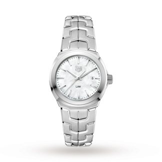Orologio da donna TAG Heuer Link Quartz Date Mother Of Pearl 32mm WBC1310.BA0600