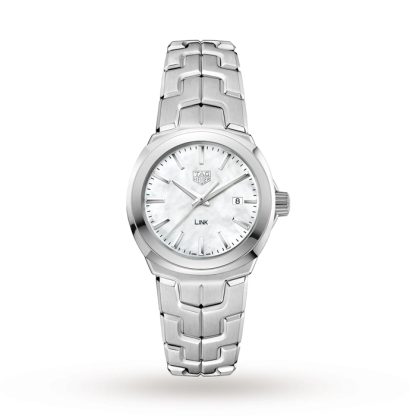 Orologio da donna TAG Heuer Link Quartz Date Mother Of Pearl 32mm WBC1310.BA0600