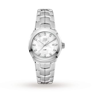 Orologio da donna TAG Heuer Link Quartz Date Mother Of Pearl 32mm WBC1312.BA0600