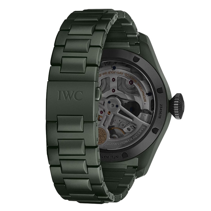 Orologio da pilota IWC Big Calendario Perpetuo Top Gun Woodland IW503101 - immagine 4