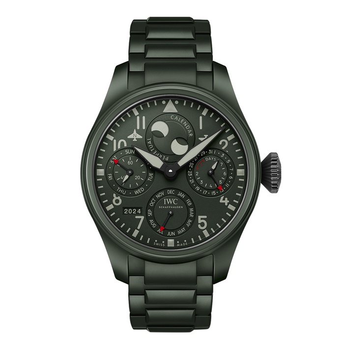 Orologio da pilota IWC Big Calendario Perpetuo Top Gun Woodland IW503101