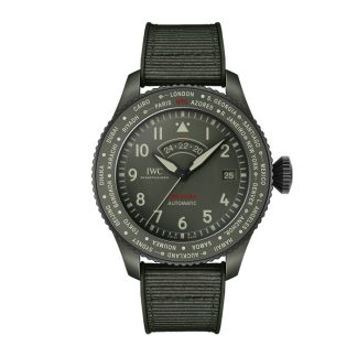 Orologio da pilota IWC Timezoner Top Gun Woodland 46mm IW395601