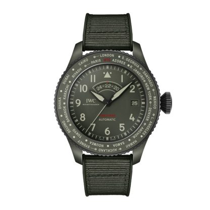 Orologio da pilota IWC Timezoner Top Gun Woodland 46mm IW395601