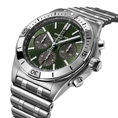 Orologio da uomo Breitling Chronomat B01 Titanio 42mm Edizione Limitata Gli Orologi Della Svizzera Gruppo Centenario Esclusivo EB01341A1L1E1 - immagine 2