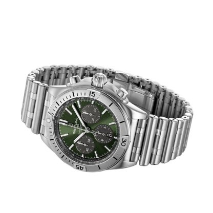 Orologio da uomo Breitling Chronomat B01 Titanio 42mm Edizione Limitata Gli Orologi Della Svizzera Gruppo Centenario Esclusivo EB01341A1L1E1 - immagine 4