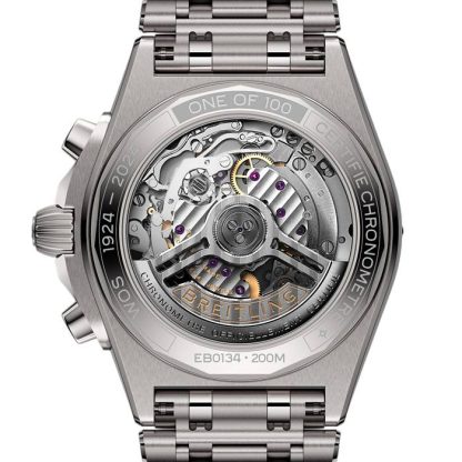 Orologio da uomo Breitling Chronomat B01 Titanio 42mm Edizione Limitata Gli Orologi Della Svizzera Gruppo Centenario Esclusivo EB01341A1L1E1 - immagine 5