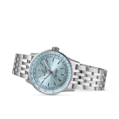 Orologio da uomo Breitling Navitimer Automatic 41mm Acciaio inossidabile blu chiaro A17329171C1A1 - immagine 3