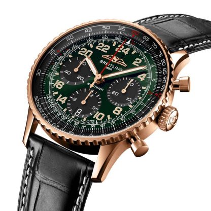 Orologio da uomo Breitling Navitimer Cosmanaute 41mm Edizione Limitata Verde RB12302A1L1P1 - immagine 2