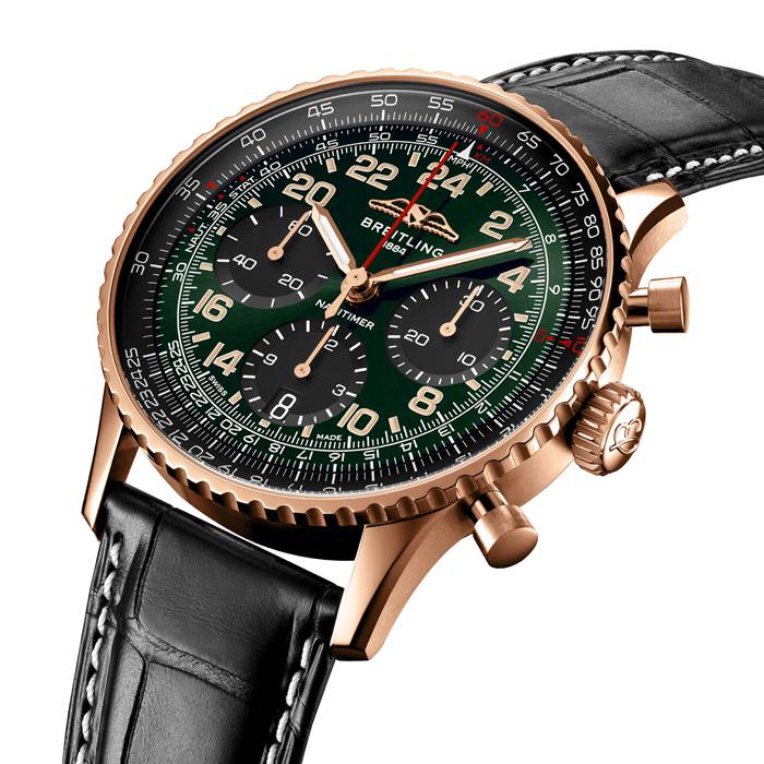 Orologio da uomo Breitling Navitimer Cosmanaute 41mm Edizione Limitata Verde RB12302A1L1P1 - immagine 2