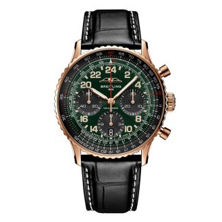 Orologio da uomo Breitling Navitimer Cosmanaute 41mm Edizione Limitata Verde RB12302A1L1P1