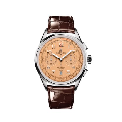 Orologio da uomo Breitling Premier B01 Chronograph 42mm in rame AB0145331K1P1