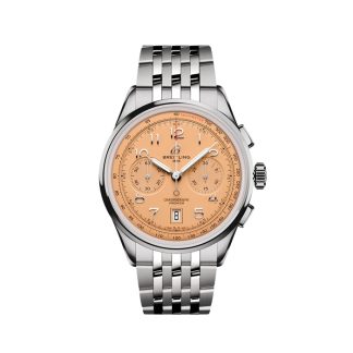 Orologio da uomo Breitling Premier B01 Cronografo 42mm Rame Acciaio Inox AB0145331K1A1