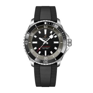 Orologio da uomo Breitling Superocean 42mm UK Edition Gomma grigia A173757A1B1S1