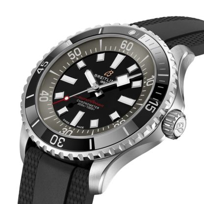 Orologio da uomo Breitling Superocean Automatic 44mm UK Edition Gomma nera A173765A1B1S1 - immagine 3